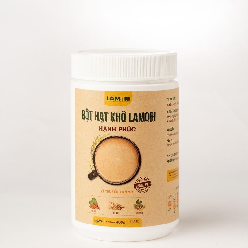 LÁ MORI - Bột hạt khô có đường (400G)